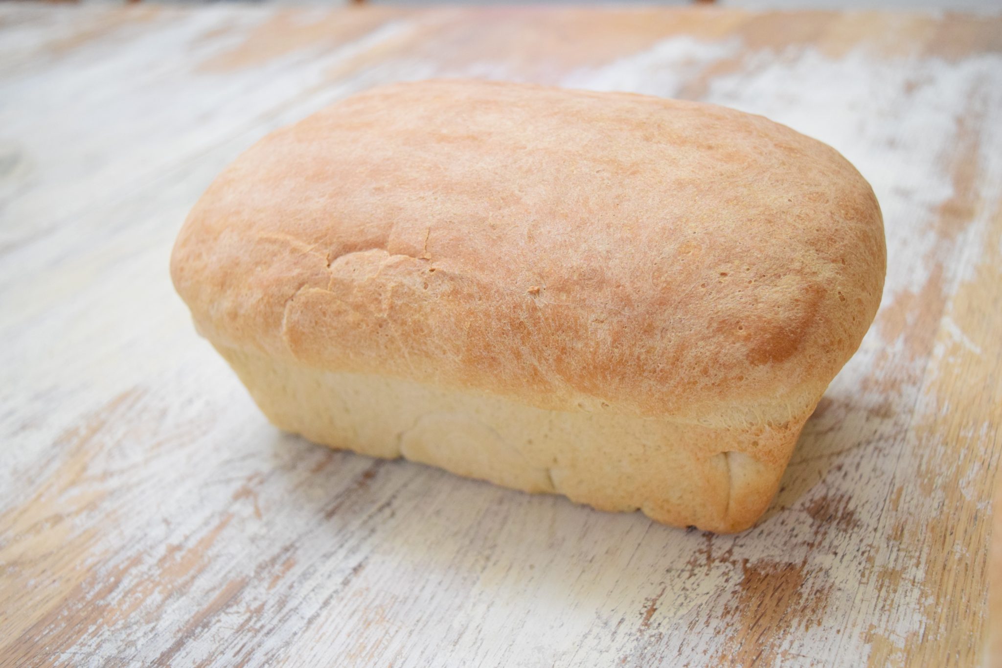 fresh baked loaf of bread