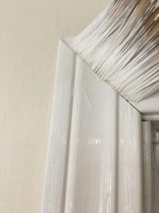 DIY Kitchen Remodel - Paint the Trim