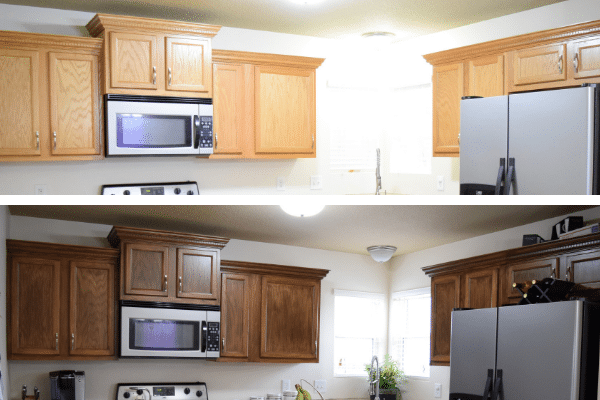 Using PolyShades to Refinish Your Kitchen Cabinets