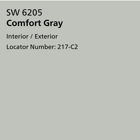 comfort grey sherwin williams