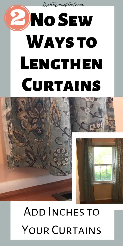 Lengthen Your Short Curtains