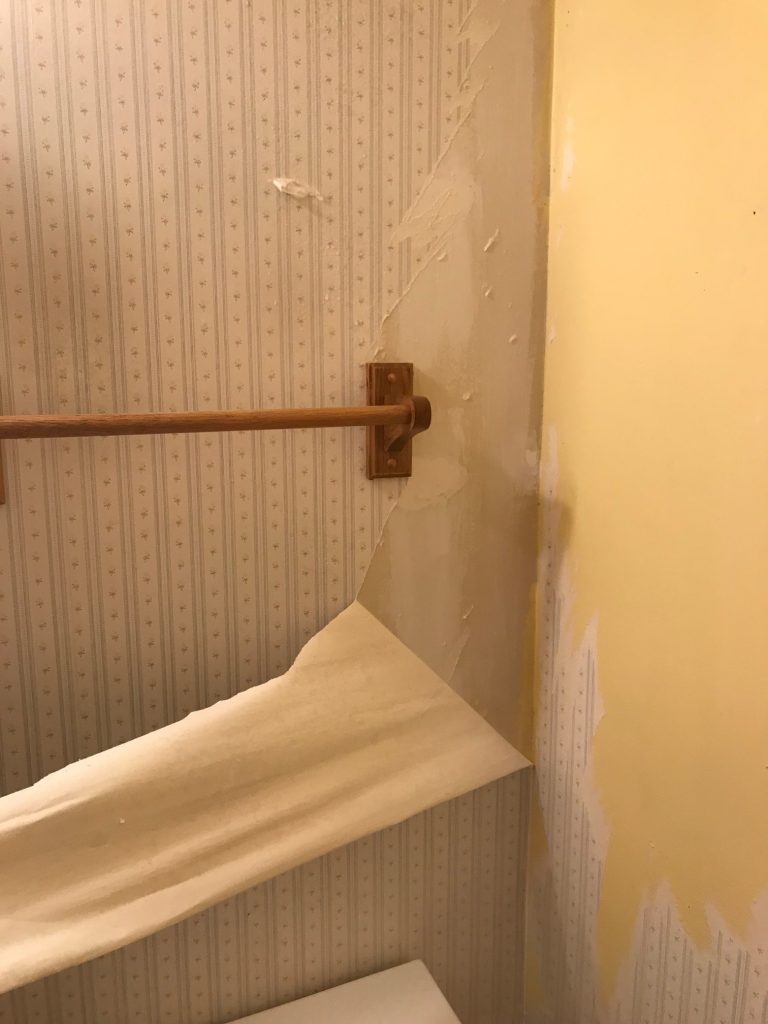 Removing Wallpaper In One Big Sheet