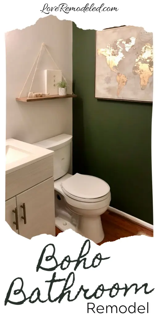 Boho Bathroom Reveal