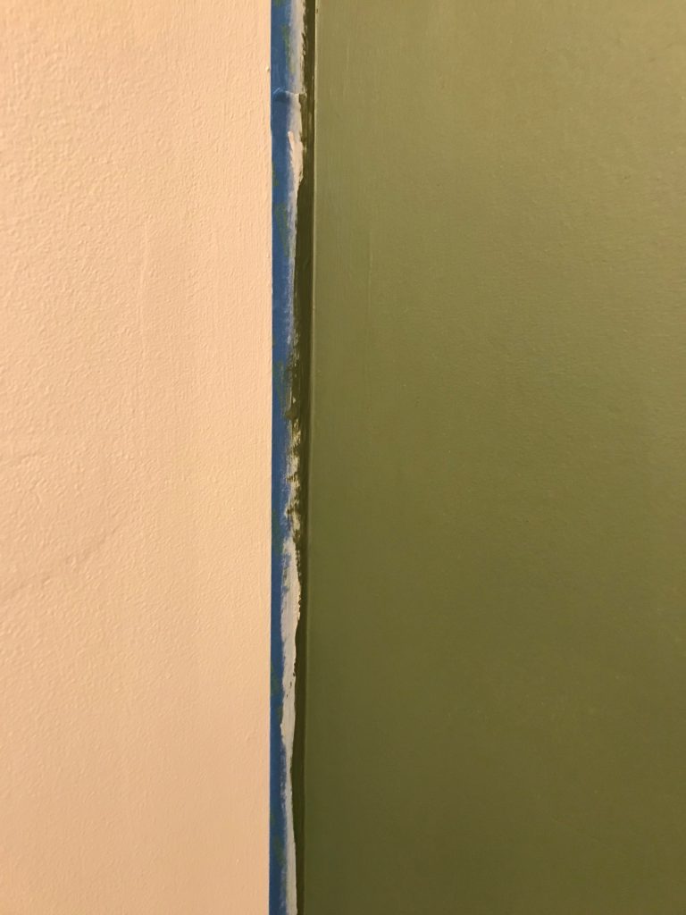 Paint the Second Color On the Tape