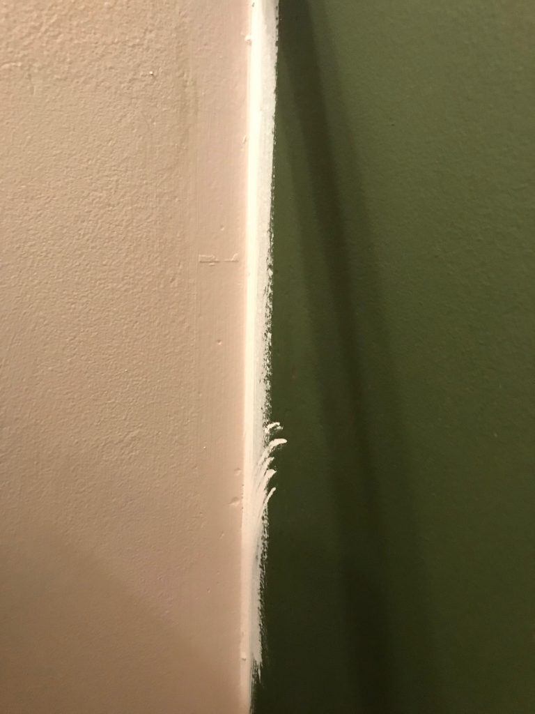 pintar os dois lados Da Parede