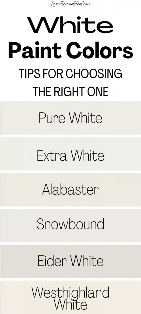 The 10 Best White Paint Colors