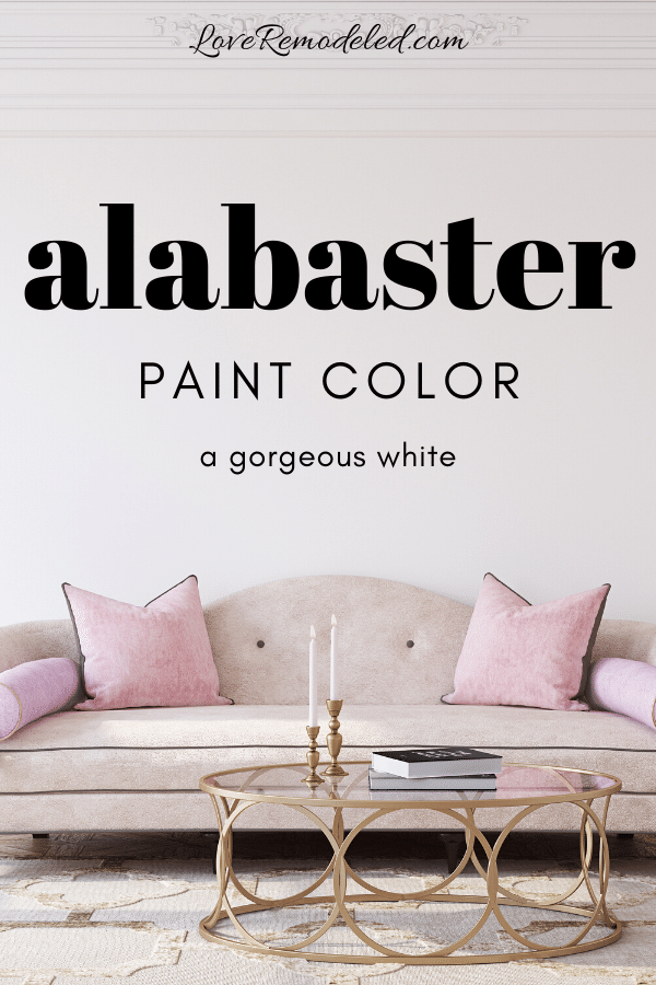 Sherwin Williams Alabaster Color Love Remodeled