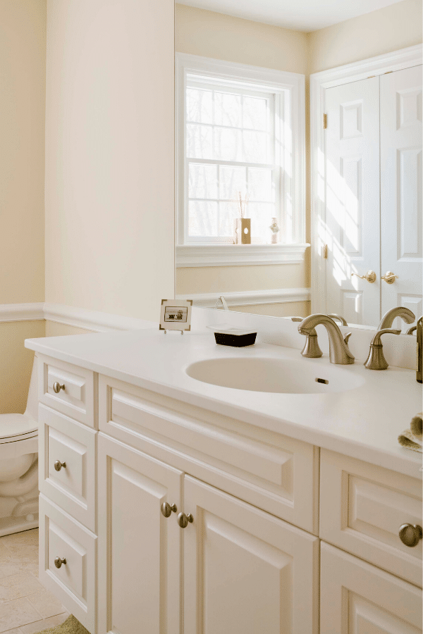 How To Paint A Bathroom Vanity Love Remodeled