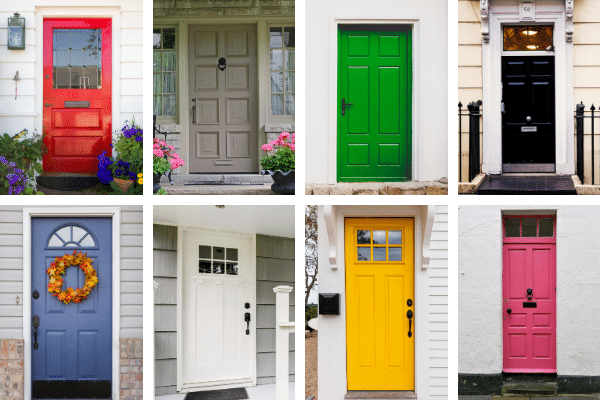 Most Popular Front Door Colors of the Year