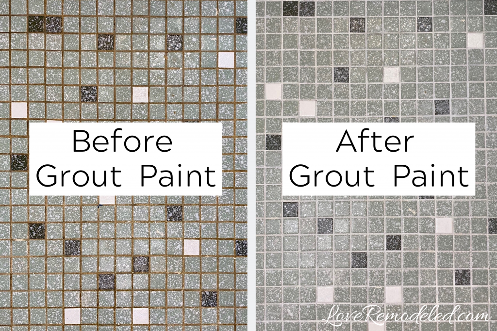 How To Paint Grout Love Remodeled, Tile Grout Paint