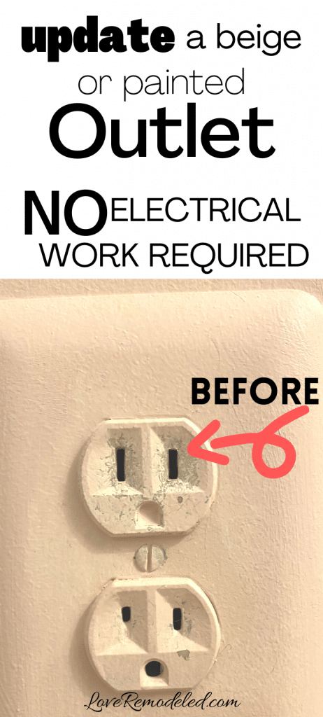 Changing S From Beige To White Love Remodeled - How Wall Plugs Work