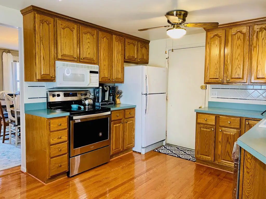 Updating Wood Kitchen, Before