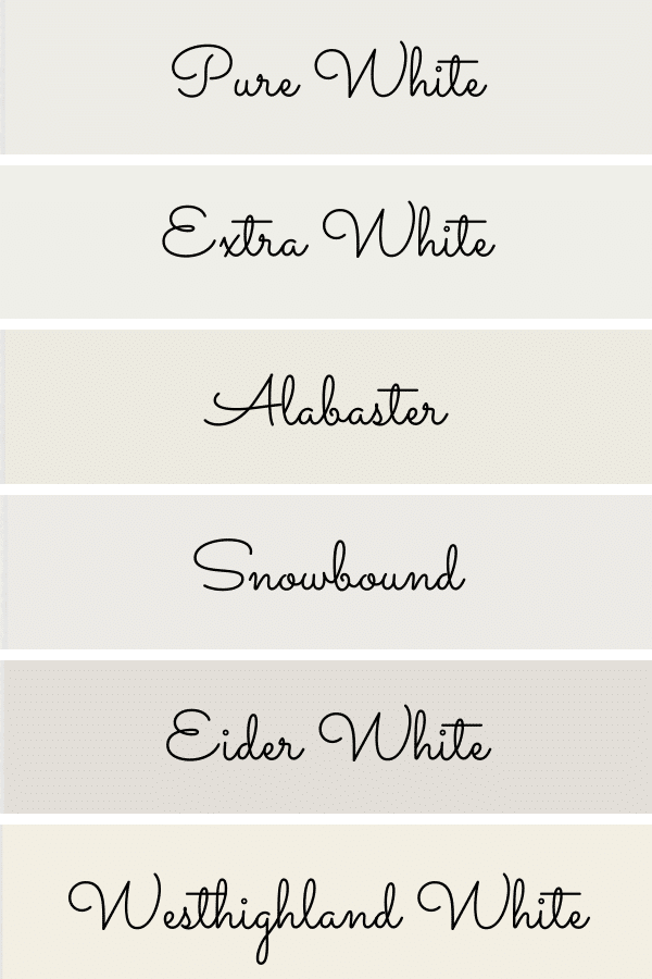 The Best White Paint Colors From Sherwin Williams Love Remodeled - What Is The Best Creamy White Paint Color