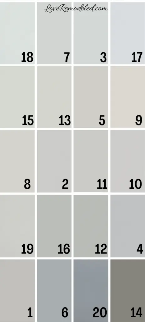 The Top Gray Paint Colors Love Remodeled The Top Gray Paint Colors Love Remodeled
