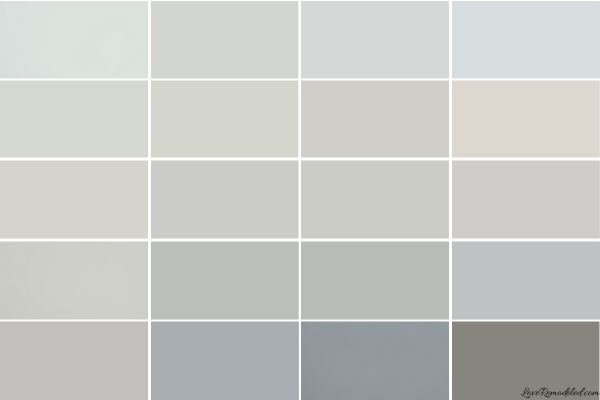 The Top 20 Gray Paint Colors - Love Remodeled