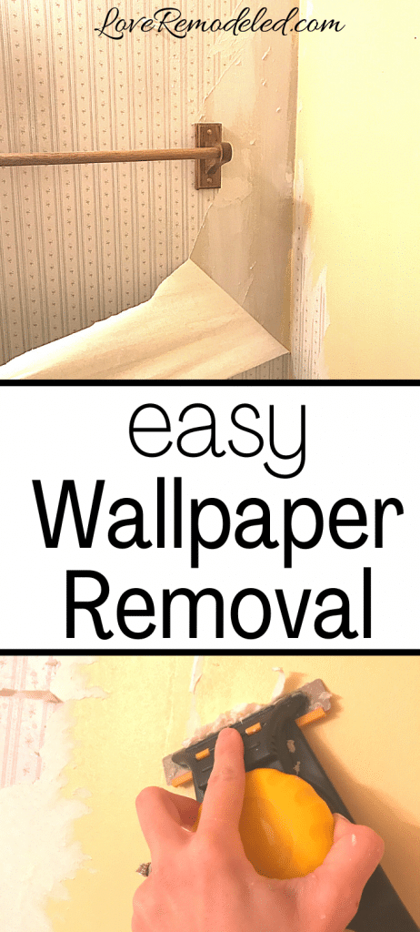 How To Remove Wallpaper from Drywall - Love Remodeled
