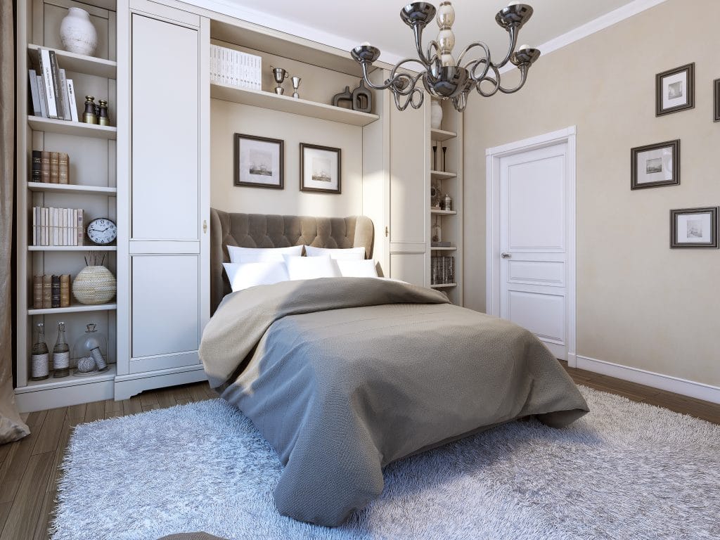 Classic Style Room with Beige Paint