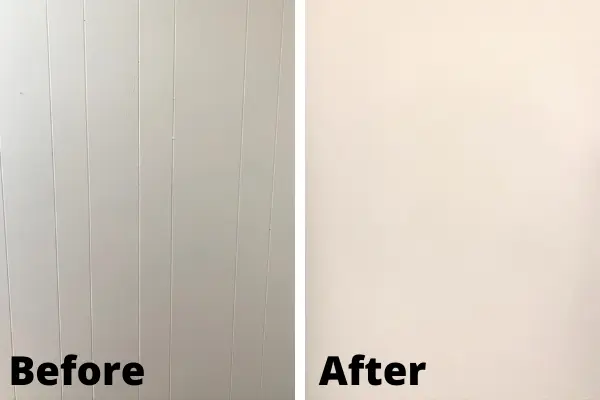How to Make Wood Paneling Look Like Drywall