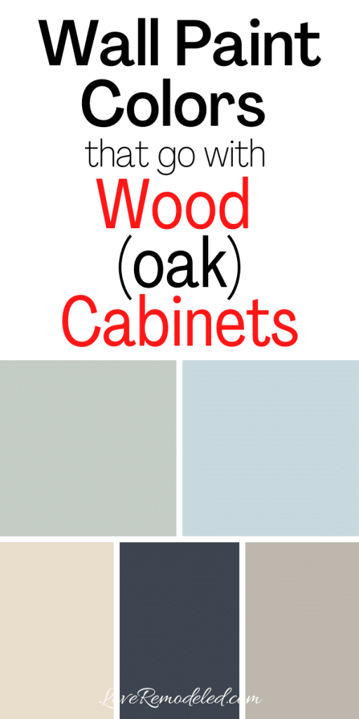 Wall Colors For Honey Oak Cabinets, What Paint Color Looks Good With Oak Cabinets
