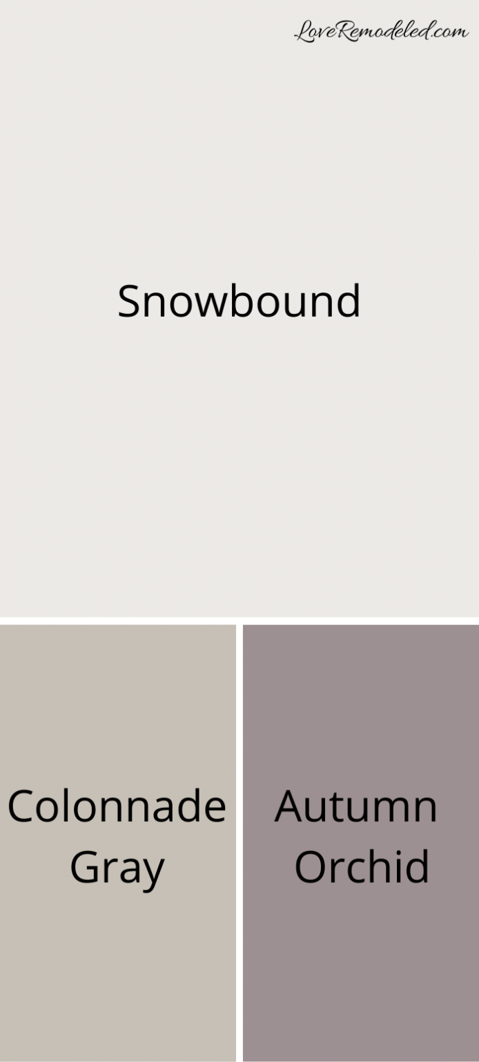 Snowbound Paint Color A Sherwin Williams Favorite Love Remodeled