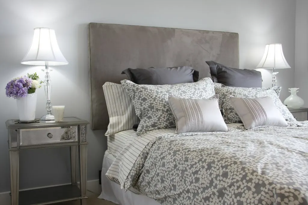 Cool Gray Wall Color for a Bedroom