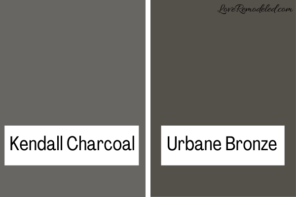 Kendall Charcoal vs. Urbane Bronze