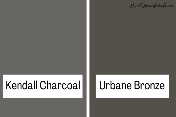 Kendall Charcoal vs. Urbane Bronze