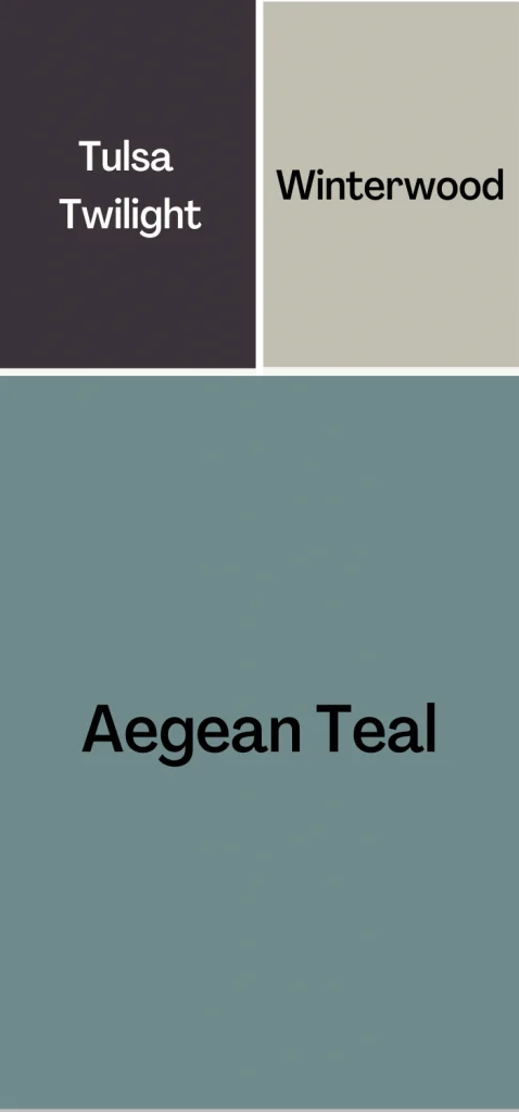 Aegean Teal Color Palette - bold look