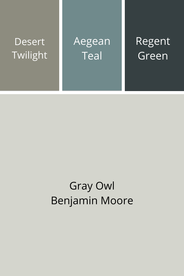 Gray Owl Coordinating Color Palette