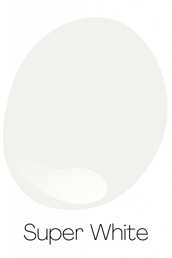 Benjamin Moore Super White paint color