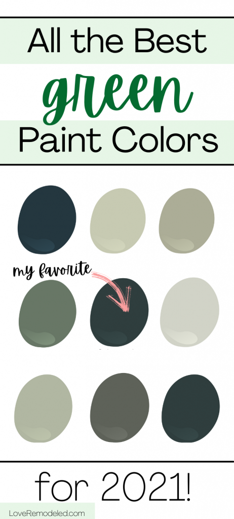 green paint colors for home