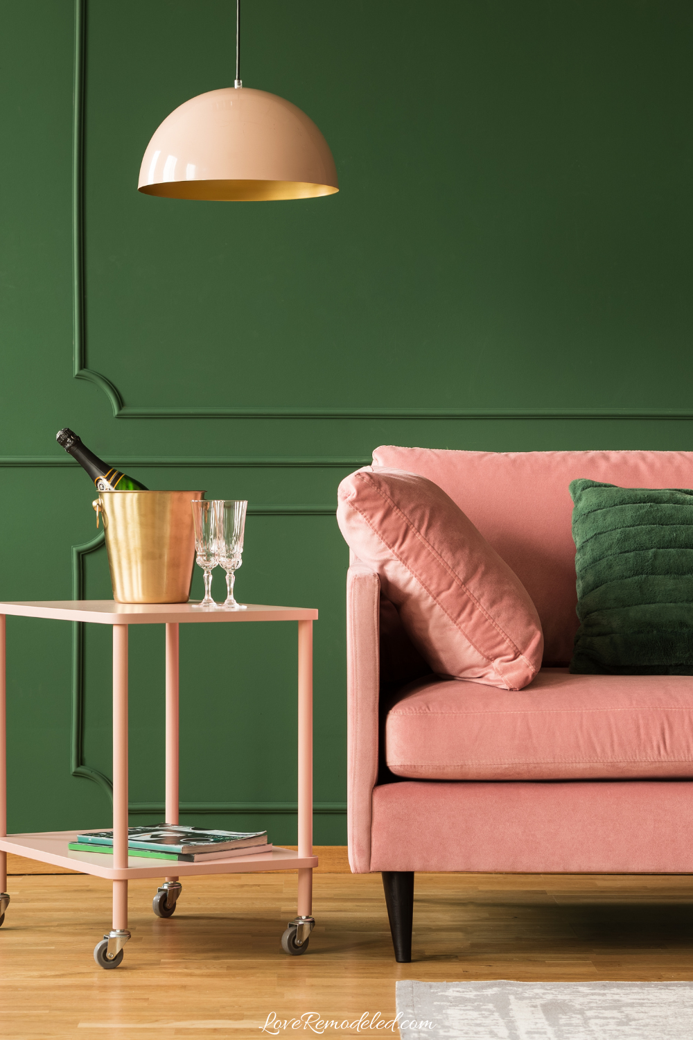 light green wall paint design simple