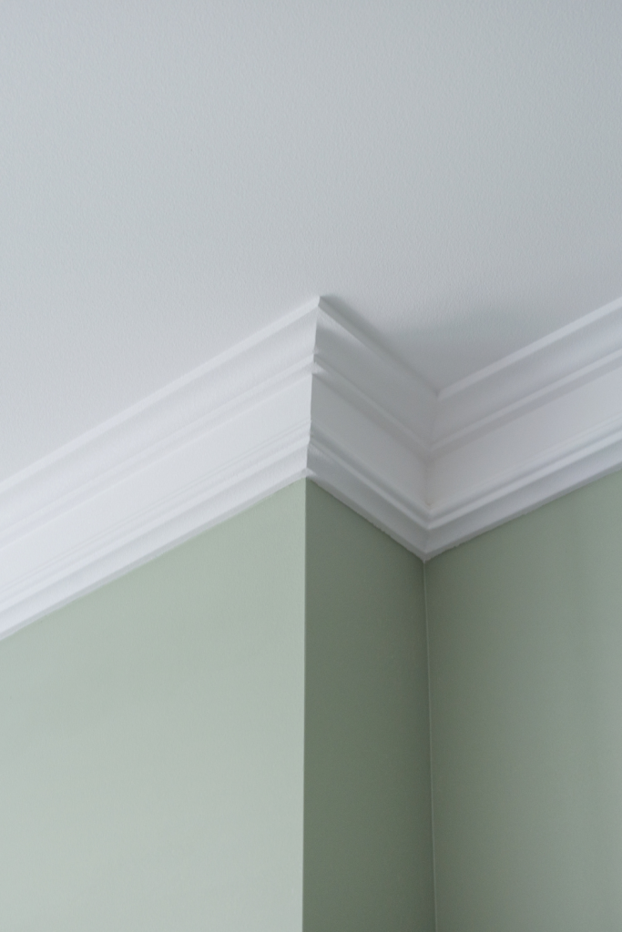 Sherwin Williams ceiling paint is a bright, crisp white paint color.