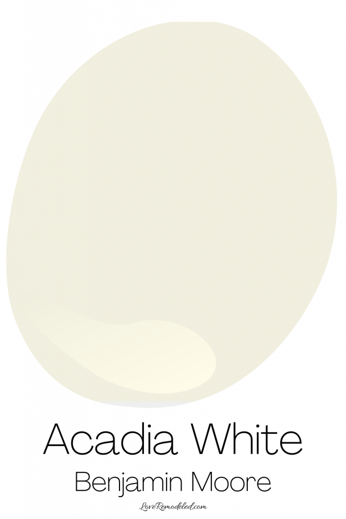 Best Cream Paint Colors - Acadia White 