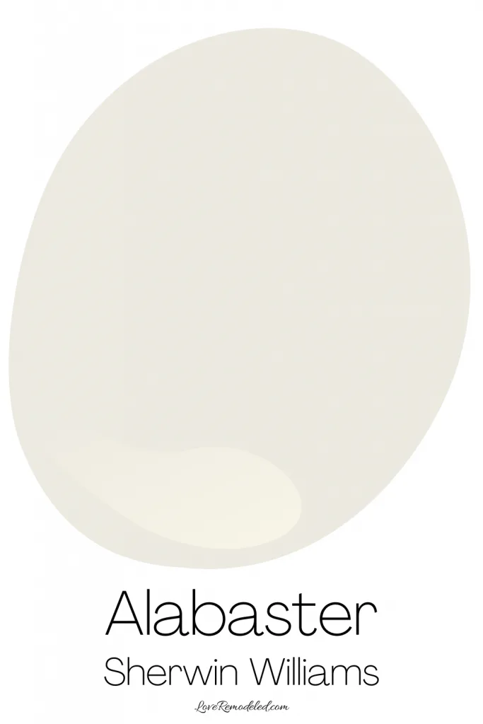 Alabaster Paint, Sherwin Williams