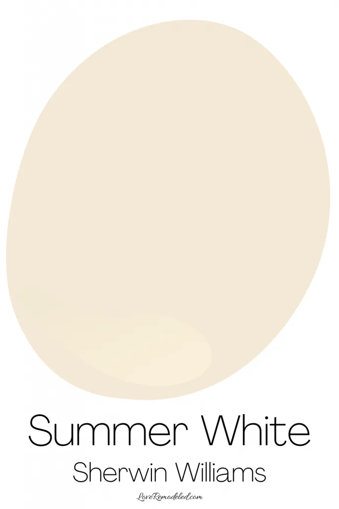 Cream Paint Colors - Summer White