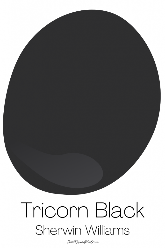 Tricorn Black Paint Drop