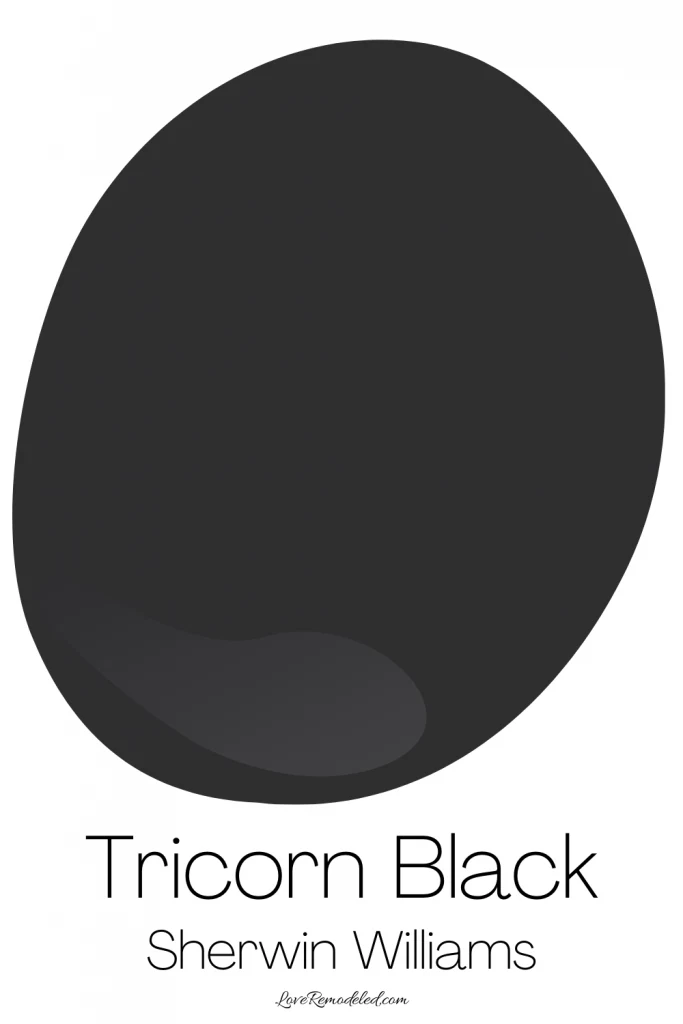 Tricorn Black Paint Drop