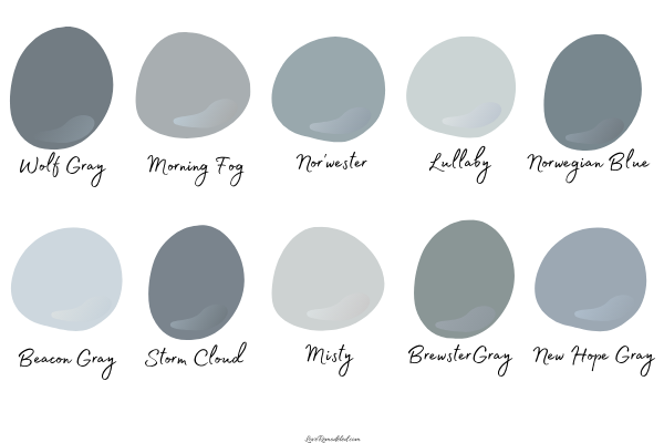 Blue Gray Paint