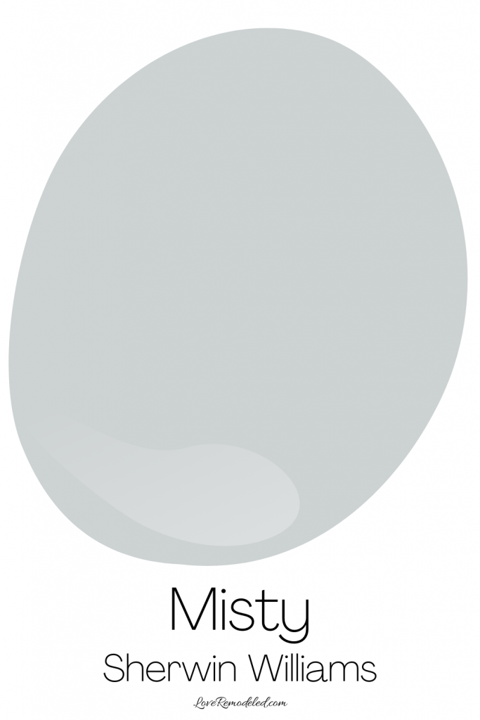 Blue Gray Paint Colors - Misty