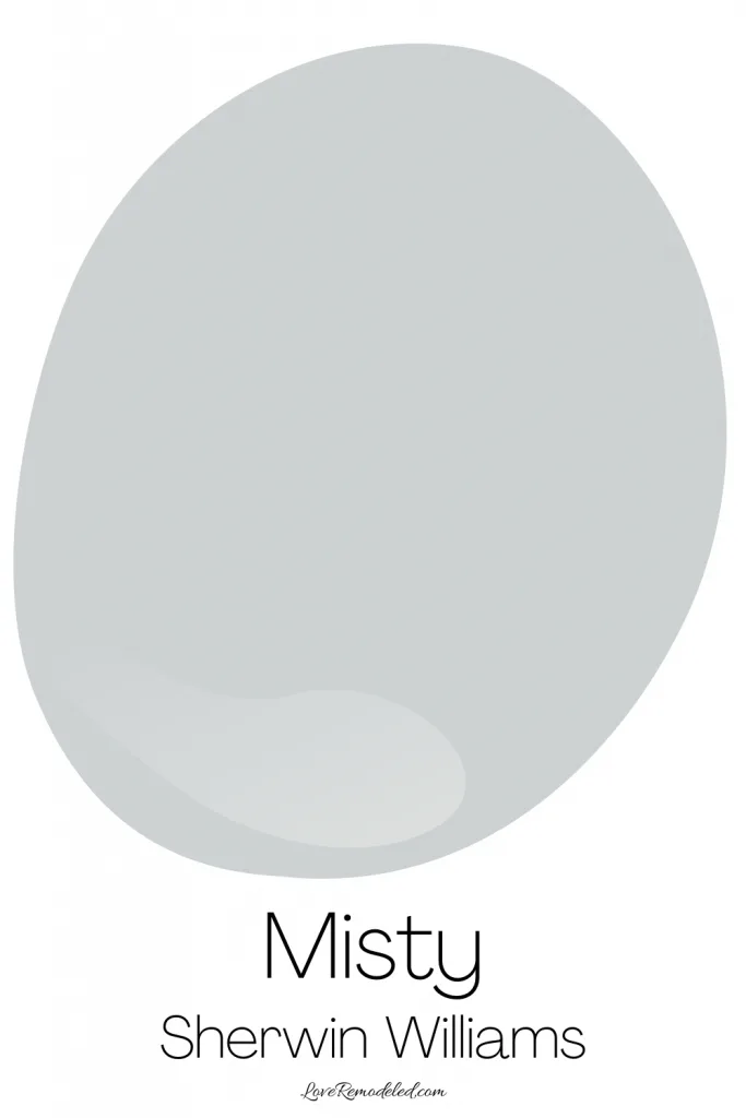 Blue Gray Paint Colors - Misty