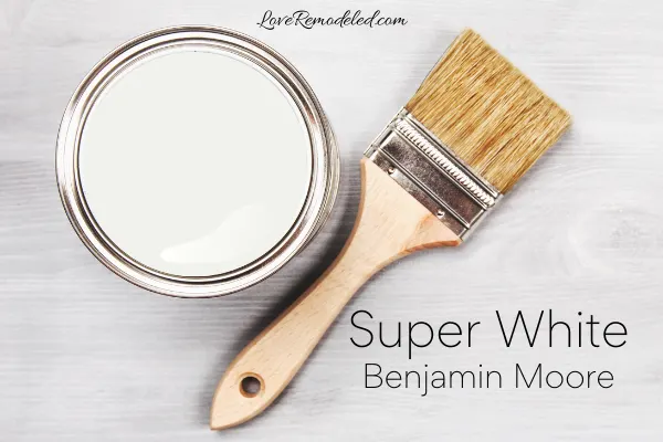 Super White by Benjamin Moore
