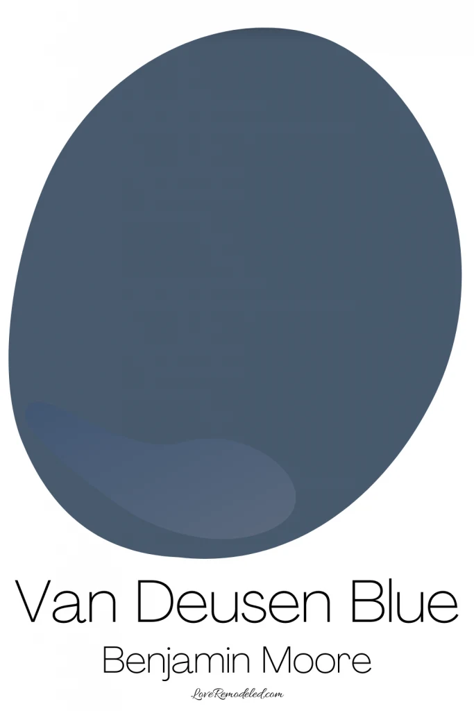 Van Deusen Blue Paint Drop