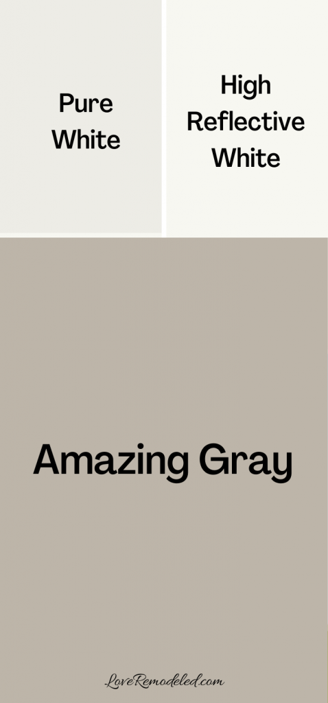 Amazing Gray Trim Colors