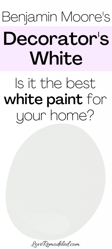 Decorator's White Benjamin Moore