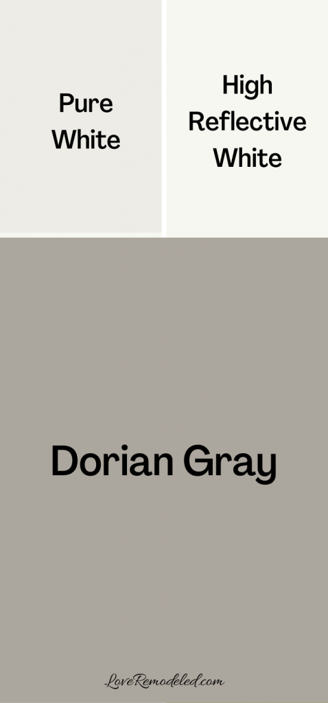 Dorian Gray Trim Colors