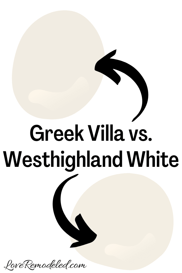 Greek Villa vs. Westhighland White