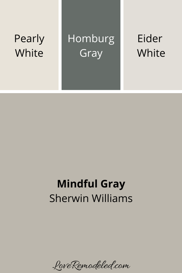 Sherwin Williams Colors that Go With Mindful Gray 