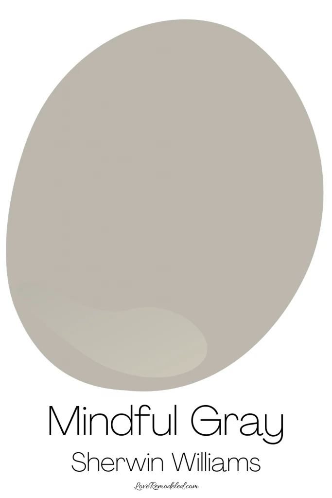 Sherwin Williams Mindful Gray