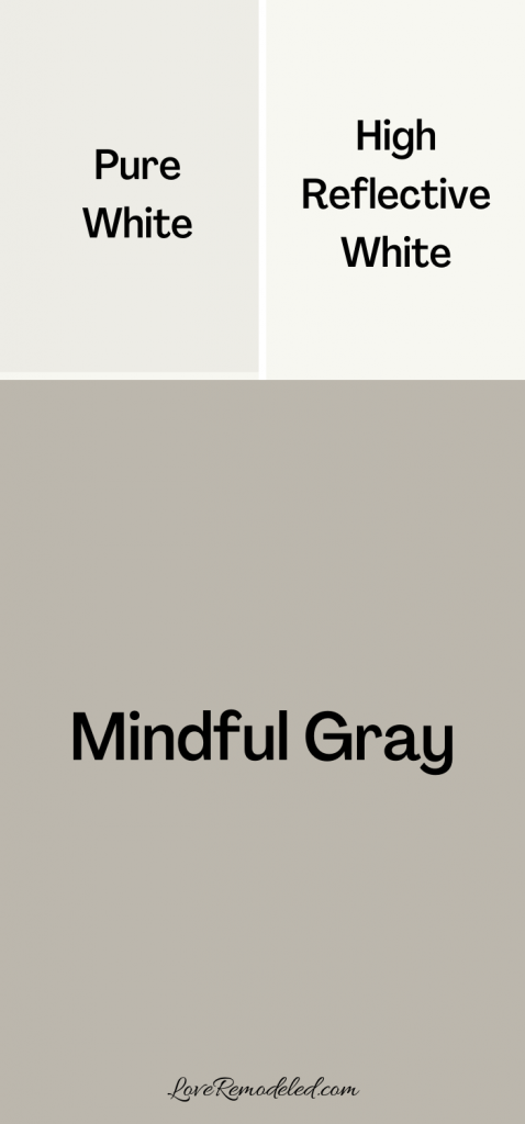 Mindful Gray Trim Colors